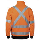 DNC - HiVis X Back 1/2 Zip Cotton Jumper - 3952
