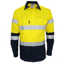 DNC HiVis 2 Tone Biomotion taped shirt 3976 - Star Uniforms Australia
