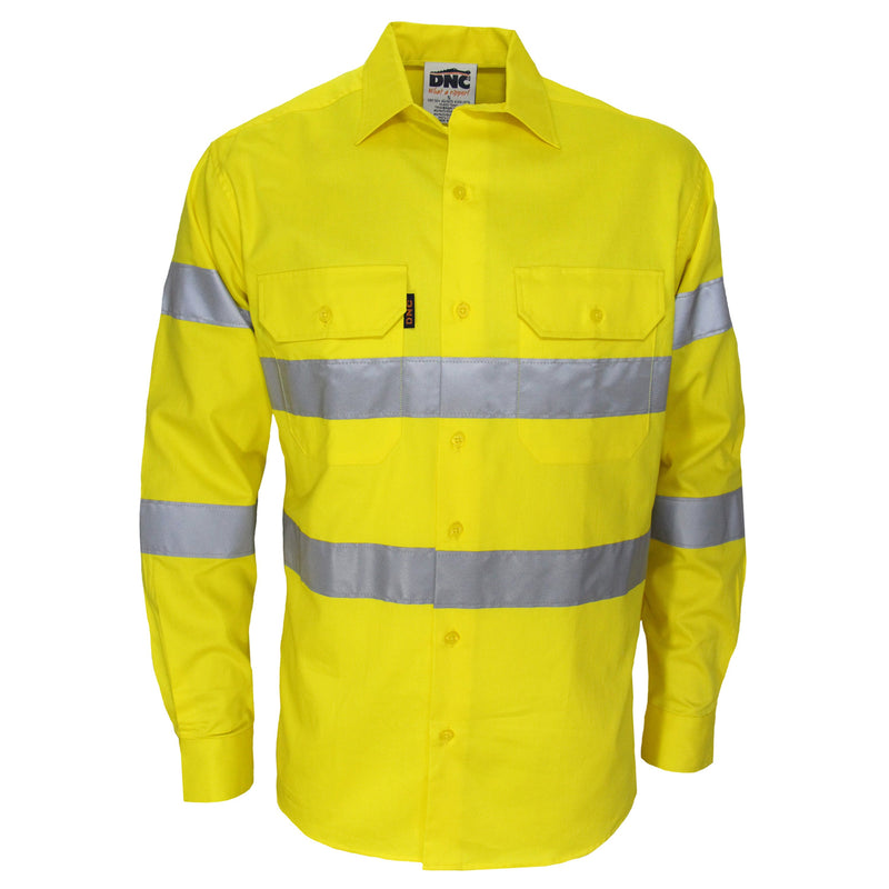 DNC HiVis Biomotion taped shirt 3977 - Star Uniforms Australia