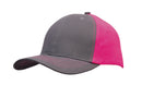 Headwear-Brushed Heavy Cotton Contrast Cap-4001
