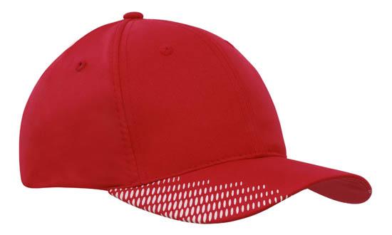 Headwear Breathable Poly Twill with Peak Flash Print - 4007