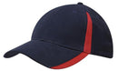 Headwear-Brushed Heavy Cotton with Inserts on the Peak & Crown-4014