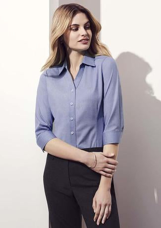 Biz Corporates Womens Hudson 3/4 Sleeve Shirt 40311 - Star Uniforms Australia