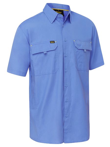 Bisley Mens X Airflow™ Ripstop Work Shirt Short Sleeve-BS1414