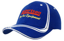 Headwear-Brushed Heavy Cotton with Waving Stripes on Crown & Peak Cap -4099