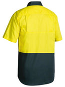 Bisley 2 Tone Cool Lightweight Drill Shirt - Short Sleeve-BS1895