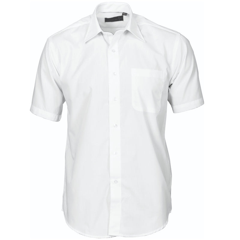 DNC Polyester Cotton Business Shirt - Short Sleeve 4131 - Star Uniforms Australia