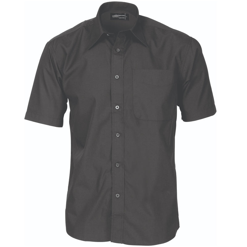 DNC Polyester Cotton Business Shirt - Short Sleeve 4131 - Star Uniforms Australia