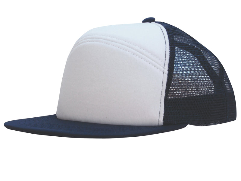 Headwear Foam Front A Frame Cap with Mesh Back - 4159