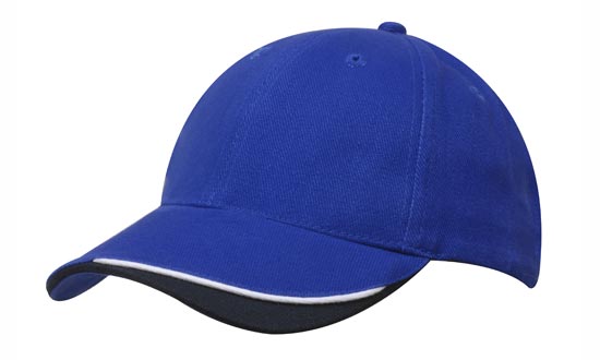 Headwear-Brushed Heavy Cotton with Indented Peak-4167