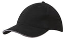 Headwear Brushed Heavy Cotton with Sandwich Trim-4210