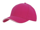 Headwear Brushed Heavy Cotton with Sandwich Trim-4210