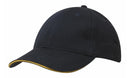 Headwear Brushed Heavy Cotton with Sandwich Trim-4210