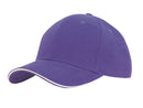 Headwear Brushed Heavy Cotton with Sandwich Trim-4210