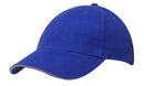 Headwear Brushed Heavy Cotton with Sandwich Trim-4210