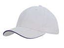 Headwear Brushed Heavy Cotton with Sandwich Trim-4210