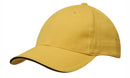 Headwear Brushed Heavy Cotton with Sandwich Trim-4210