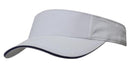 Headwear-Brushed Heavy Cotton Visor Cap-4230