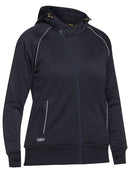Bisley Women's Fleece Zip Front Hoodie With Sherpa Lining-BKL6925