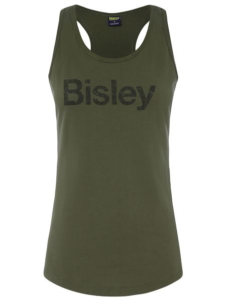 Bisley Women's Cotton Logo Singlet - BKSL063