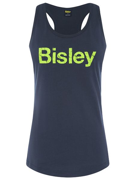 Bisley Women's Cotton Logo Singlet - BKSL063