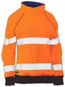 Bisley Womens Taped Hi Vis Fleece Jumper-BKL6818T