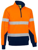 Bisley Taped Hi Vis Fleece Pullover With Sherpa Lining-BK6987T