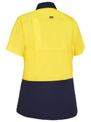 Bisley-Women's Cool Lightweight Hi Vis Drill Shirt-BL1895