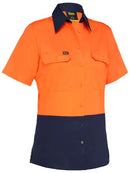Bisley-Women's Cool Lightweight Hi Vis Drill Shirt-BL1895