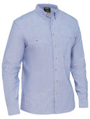 Bisley Mens Long Sleeve Chambray Shirt-BS6407