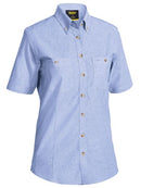 Bisley-Women's Short Sleeve Chambray Shirt-BL1407