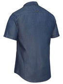 Bisley Mens Short Sleeve Denim Work Shirt-BS1602