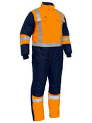 Bisley-X Taped Two Tone Hi Vis Freezer Coverall-BC6453T