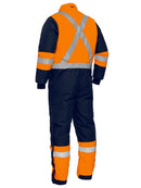 Bisley-X Taped Two Tone Hi Vis Freezer Coverall-BC6453T
