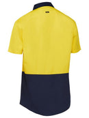 Bisley-Two Tone Hi Vis Short Sleeve Shirt-BS1442