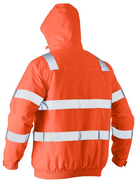 Bisley - Taped Hi Vis Wet Weather Bomber Jacket - BJ6770T