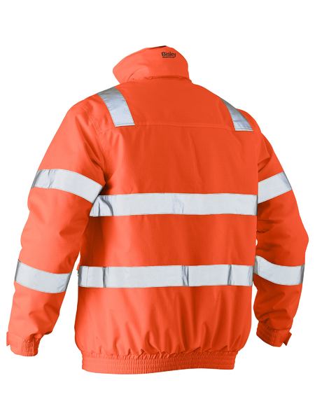 Bisley - Taped Hi Vis Wet Weather Bomber Jacket - BJ6770T