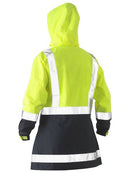 Bisley - Women's Taped Two Tone Hi Vis Rain Jacket - BJL6966T