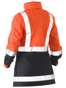 Bisley - Women's Taped Two Tone Hi Vis Rain Jacket - BJL6966T