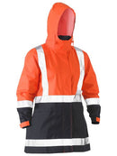Bisley - Women's Taped Two Tone Hi Vis Rain Jacket - BJL6966T