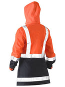 Bisley - Women's Taped Two Tone Hi Vis Rain Jacket - BJL6966T