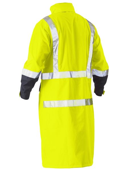 Bisley - Taped Hi Vis Long Rain Coat - BJ6961T