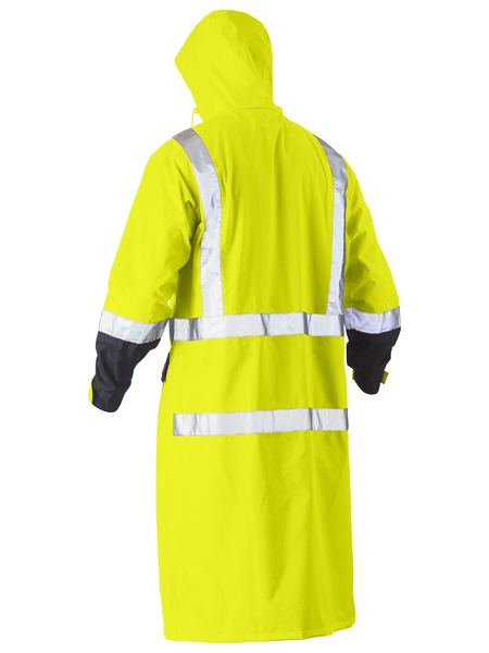 Bisley - Taped Hi Vis Long Rain Coat - BJ6961T