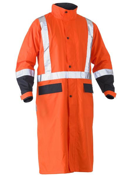 Bisley - Taped Hi Vis Long Rain Coat - BJ6961T