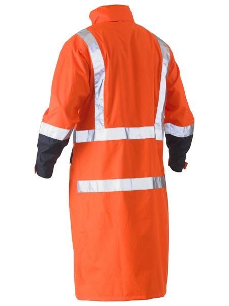 Bisley - Taped Hi Vis Long Rain Coat - BJ6961T