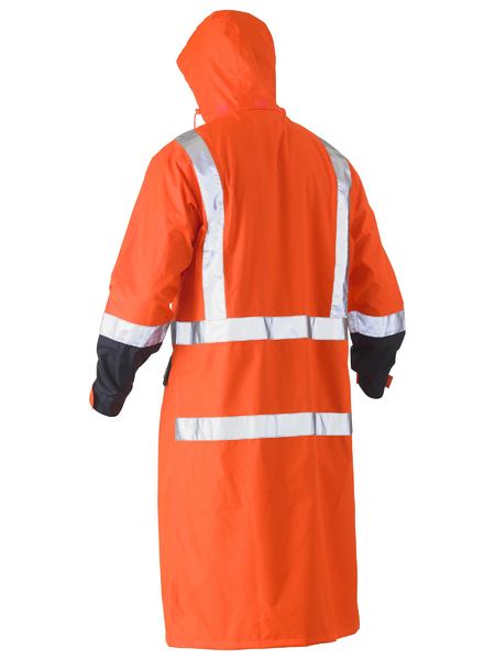 Bisley - Taped Hi Vis Long Rain Coat - BJ6961T