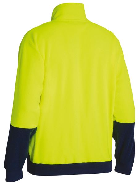 Bisley Hi Vis Polarfleece Zip Pullover-BK6889