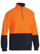 Bisley Hi Vis Polarfleece Zip Pullover-BK6889