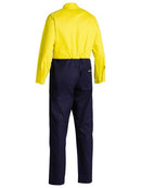 Bisley 2 Tone Hi Vis Coveralls Regular Weight-BC6357