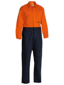 Bisley 2 Tone Hi Vis Coveralls Regular Weight-BC6357
